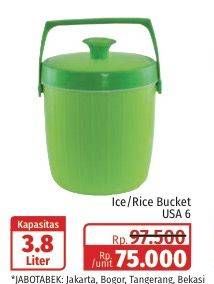 Promo Harga Maspion Ice/Rice Bucket  - Lotte Grosir