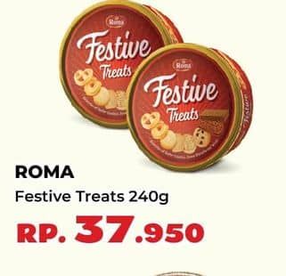 Promo Harga Roma Festive Treats 240 gr - Yogya