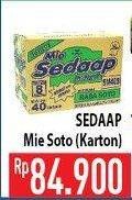 Promo Harga SEDAAP Mie Kuah Soto per 40 pcs 75 gr - Hypermart