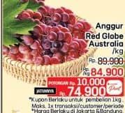 Promo Harga Anggur Red Globe Australia  - LotteMart