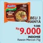 Promo Harga Indomie Mi Kuah Rawon Pedas Mercon 75 gr - Alfamidi