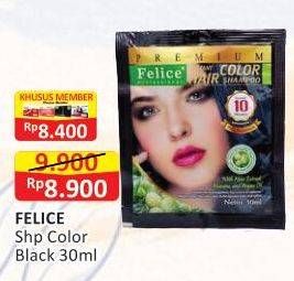 Promo Harga FELICE Hair Color Black 30 ml - Alfamart