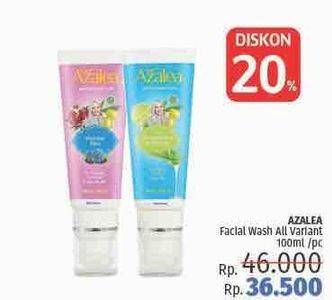 Promo Harga AZALEA Facial Wash Wonder Skin All Variants 100 ml - LotteMart
