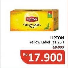 Promo Harga Lipton Yellow Label Tea 25 pcs - Alfamidi