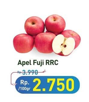 Promo Harga Apel Fuji RRC per 100 gr - Hypermart