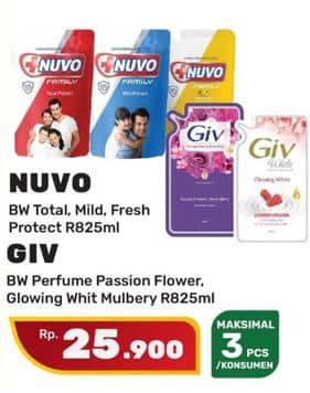 Promo Harga GIV/Nuvo Body Wash  - Yogya
