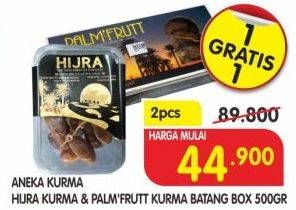 Promo Harga HIJRA/PALM FRUIT Kurma 500gr  - Superindo