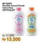 Promo Harga My Baby Baby Powder Sweet Floral, Telon Plus 250 gr - Indomaret