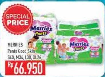 Promo Harga Merries Pants Good Skin S40, M34, L30, XL26  - Hypermart