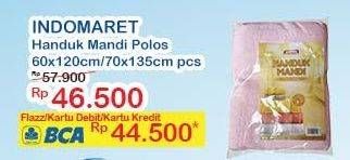 Promo Harga INDOMARET Handuk 60x120cm, 70x135cm  - Indomaret
