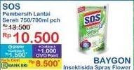 Promo Harga SOS Pembersih Lantai Sereh 700 ml - Indomaret