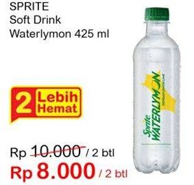 Promo Harga SPRITE Waterlymon per 2 botol 425 ml - Indomaret