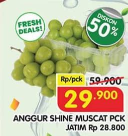 Promo Harga Anggur Shine Muscat  - Superindo