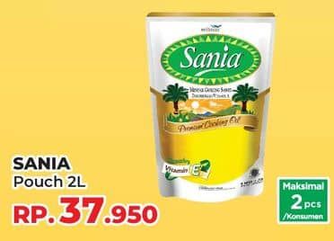 Promo Harga Sania Minyak Goreng 2000 ml - Yogya