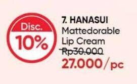 Promo Harga Hanasui Matte Lip Cream 4 gr - Guardian