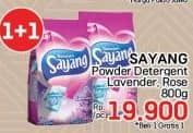 Promo Harga Sayang Detergent Powder Lavender, Rose 800 gr - LotteMart