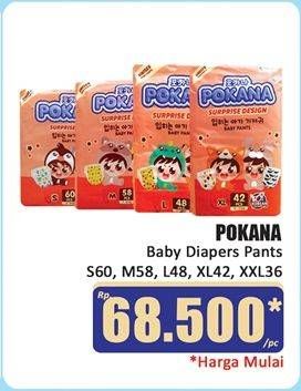 Promo Harga Pokana Baby Pants S60, M58, L48, XL42, XXL36 36 pcs - Hari Hari