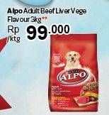 Promo Harga ALPO Makanan Anjing Adult Beef, Liver Vegetable 3 kg - Carrefour
