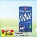 Promo Harga Diamond Milk UHT Full Cream 1000 ml - Alfamart