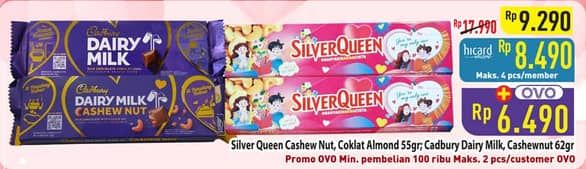 Promo Harga Cadbury/Silver Queen Chocolate  - Hypermart