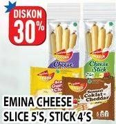 Promo Harga EMINA Cheese Slice/EMINA Cheese Stick   - Hypermart