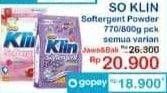 Promo Harga SO KLIN Softergent All Variants 770 gr - Indomaret