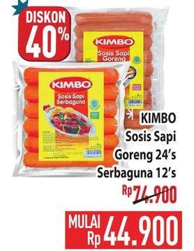 Promo Harga Kimbo Sosis Sapi Goreng/Serbaguna  - Hypermart