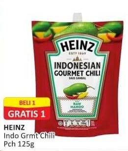 Promo Harga Heinz Gourmet Chili Indonesian 125 gr - Alfamart