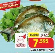 Promo Harga Ikan Bawal Hitam per 100 gr - Superindo