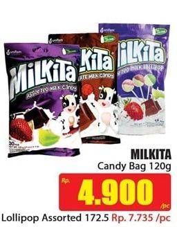 Promo Harga MILKITA Milkshake Candy 120 gr - Hari Hari
