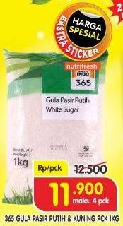 Promo Harga 365 Gula Pasir 1 kg - Superindo