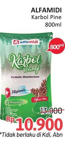 Promo Harga ALFAMIDI Karbol Wangi Classic Pine 800 ml - Alfamidi