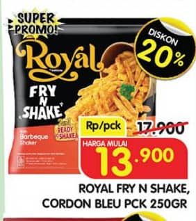 Promo Harga Belfoods Royal Cordon Bleu/Fry n Shake  - Superindo
