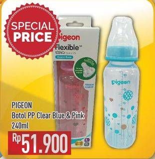 Promo Harga PIGEON Botol Susu PP Clear 240 ml - Hypermart