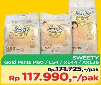 Promo Harga Sweety Gold Pants M60, L54, XL44, XXL36  - TIP TOP