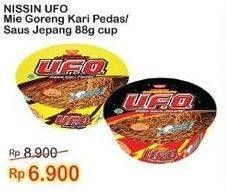 Promo Harga NISSIN UFO Mie Instan Kari Pedas, Saus Jepang 88 gr - Indomaret