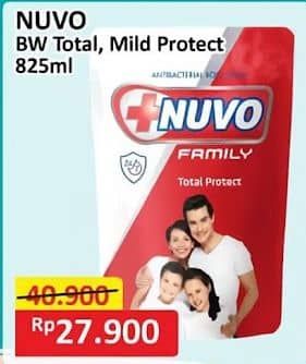 Promo Harga Nuvo Body Wash Total Protect, Mild Protect 825 ml - Alfamart