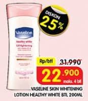 Promo Harga Vaseline Body Lotion UV Lightening 200 ml - Superindo