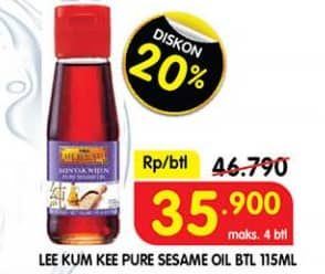 Promo Harga Lee Kum Kee Minyak Wijen 115 ml - Superindo