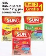 Promo Harga SUN Bubur Sereal Susu All Variants 120 gr - Indomaret