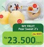 Promo Harga My Fruit Pear Sweet 2 pcs - Alfamidi