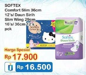Promo Harga SOFTEX Comfort Slim / Daun Sirih  - Indomaret