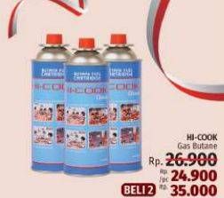 Promo Harga HICOOK Tabung Gas (Gas Cartridge)  - LotteMart