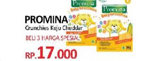 Promo Harga PROMINA 8+ Baby Crunchies Keju per 3 box - Yogya