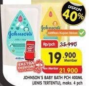Promo Harga JOHNSONS Baby Bath 400 ml - Superindo