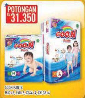 Promo Harga Goon Premium Pants M62+6, L50+6, XL44+4, XXL36+4  - Hypermart