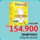 Promo Harga Diabetasol Special Nutrition for Diabetic All Variants 570 gr - Alfamidi