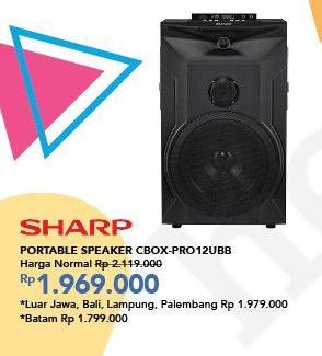 Promo Harga SHARP Cbox Pro 12UBB  - Carrefour
