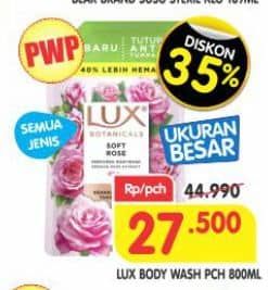 Promo Harga LUX Botanicals Body Wash All Variants 850 ml - Superindo