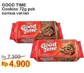 Promo Harga GOOD TIME Cookies Chocochips All Variants 72 gr - Indomaret